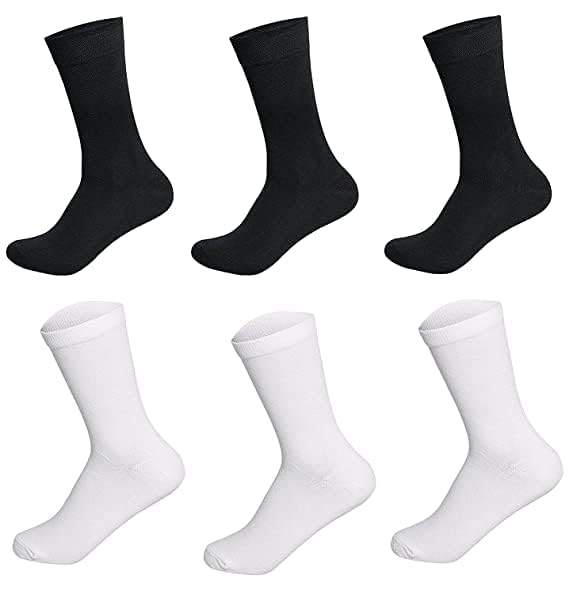 Image of SANDHA socks for men full length Men's Cotton Heel & Toe for Durability. Ideal for Regular, Business & Office Use - Pack of 3, Free Size