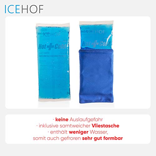 ICEHOF Koelpads (5x) met vlieshoes - knuffelzacht, lange koelduur, verschillende maten Family-set, koelpack gel koelgel… - Image 3