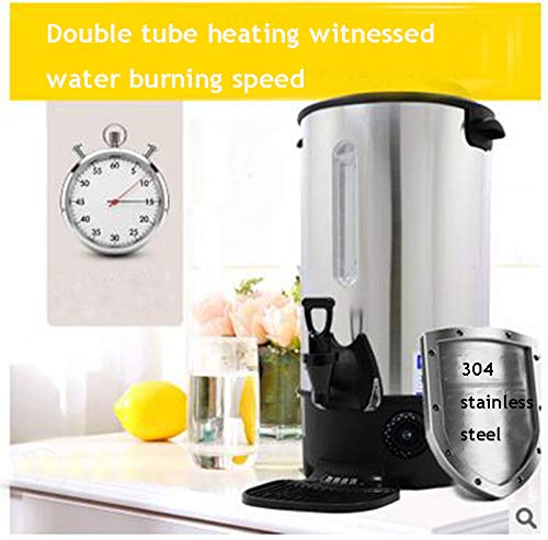 Intbuying Stainless Steel Large Capacity Commercial Office Kitchen Hot Water Dispense Boiler Instant Boiling Machine Heater Electric Kettle Temperature Control For Coffee Tea With Faucet Tap-15.4L #TOP7