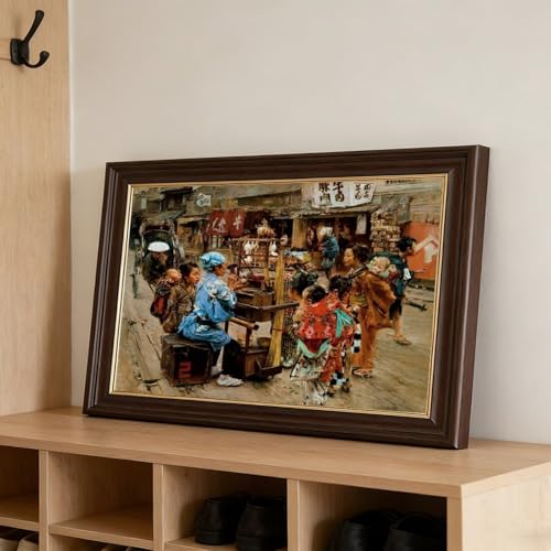 Impression sur toile The Ameya par Robert Frederick Blum, déco bureau 20x30 cm