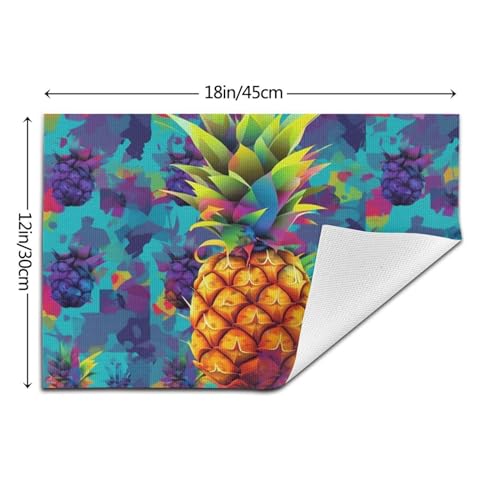 Sets de table lavables antidérapants pour éviter les taches de repas - 4