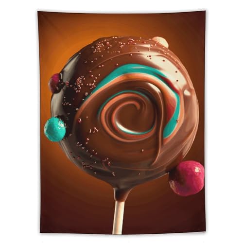 Tapisserie murale moderne bonbons chocolat pour habiller un grand mur