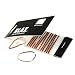 BLAX Brown Snag-Free Hair Elastics - 2mm-12ct
