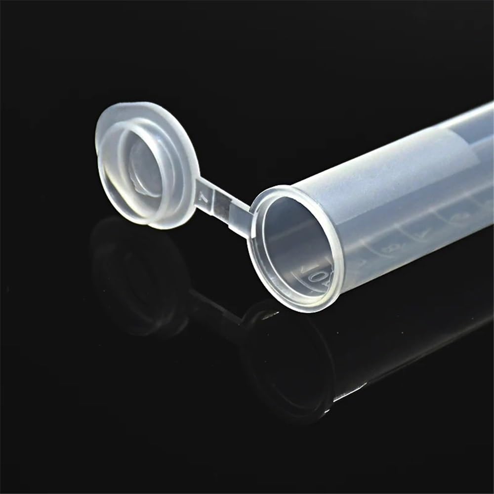 Sprzęt i materiały laboratoryjne 15 ml przezroczysta tuba wirówkowa 100 sztuk, z podziałką, okrągłe dno, zakrętka, średnica 18 mm