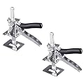 Gcebog 2 Pcs Viking Arm Precision Clamping Tool - Multifunctional Jack All-Steel Ceramic Tile Height Adjustment liftingdevice, Manual Lifting Positioning Pad High Tool