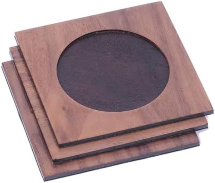 Miniatura 7 de MOOGCO Juego de organizador de escritorio de cuero, cuero regenerado, nogal, 12 unidades