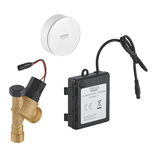 GROHE Switch | Küchenzubehör - Batteriebetriebenes Absperrventil für Geschirrspüler | mit batteriebetriebener Funkfernbedienung | chrom | 40402000