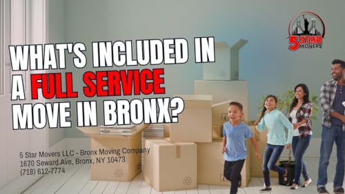What's included in a full service move in Bronx?