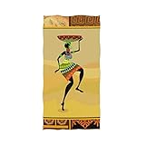 Naanle African Woman Print Soft Bath Towel Large Hand Towels Multipurpose for Bathroom, Hotel, Gym...