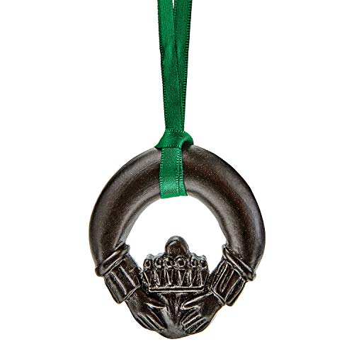 irish turf Claddagh (Hanging Decoration)