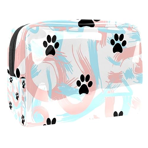 Pochette cosmétiques empreintes d'animaux pour vos retouches en voyage