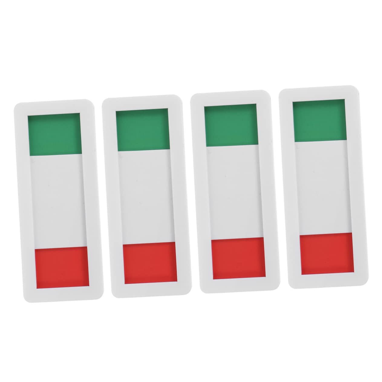 SHINEOFI 5 Juegos De Letreros Con Ganchos Deslizantes Para Puerta Indicador De Privacidad Para Sala De Reuniones Adhesivo Para Puerta De Baño Letrero En Uso 4 Unidades X 5