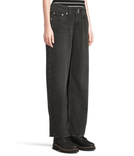 Levi's® Womens Superlow - Jeans for Women - Bootcut Leg Silhouette - Non-Stretch Denim - Low-Rise Waist Mic Dropped 33 322