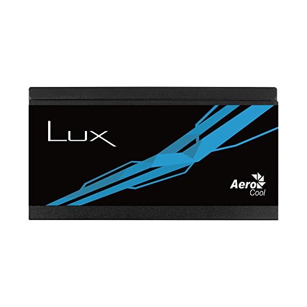 AeroCool LUX550, PC-Netzteil (550 W, 12 V, 88% Effizienz, 80 Plus Bronze), Schwarz – Bild 3