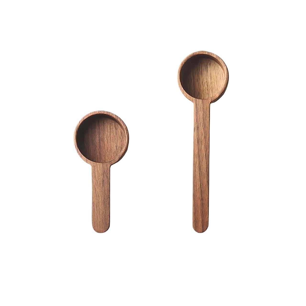 Cucharas medidoras de madera para evitar alteraciones de sabor en tu café té y especias