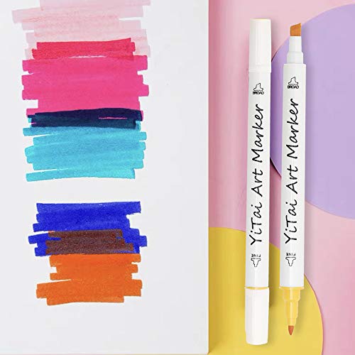 Reviews for YiTai Online Art Markers,30 Colors Dual Tip Alcohol Marker