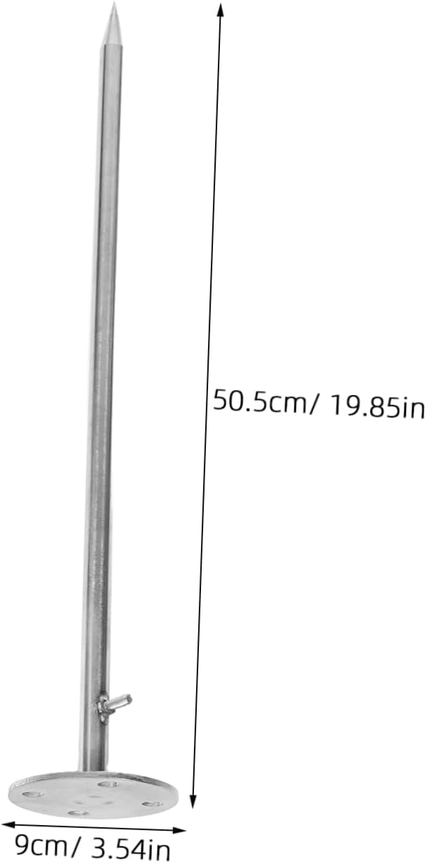 VICASKY Stainless Steel Roof Protection for Homes Schools and Hospitals Easy User Friendly Installation Durable Outdoor Electrical Rod for Grounding Safety