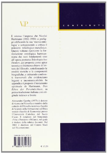 In Principio Era Il Fine. Ontologia E Teologia In Nicolai Hartmann - 2