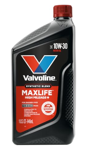 Image of Valvoline High Mileage 150K with MaxLife Plus Technology 10W-30 Motor Oil 1 Quart