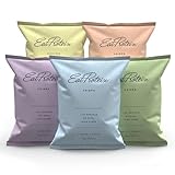 EatProtein Protein Crisps 20 Pack | Low Calories | Keto Friendly | 4 Each of Cheddar Cheese Nachos, Cheese & Onion, Salt & Vinegar, Barbecue & Thai Sweet Chilli | Healthy High Protein Snack