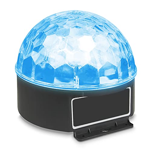 Preisvergleich Produktbild MAX Jelly Ball - Discokugel LED Lichteffekt, Discolicht Partylicht Kinder und Erwachsene, bewegliche und farbige Lichtstrahlen, Party Lichtshow mit 6 Farbigen LEDs, für Hauspartys und Kinderzimmer