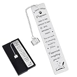 Shejdgart Professor Bookmark Gifts from Students - Appreciation Thank You Gift for Professor, Teacher's Day Leaving Going Away Retirement Birthday Appreciation Present for Teachers