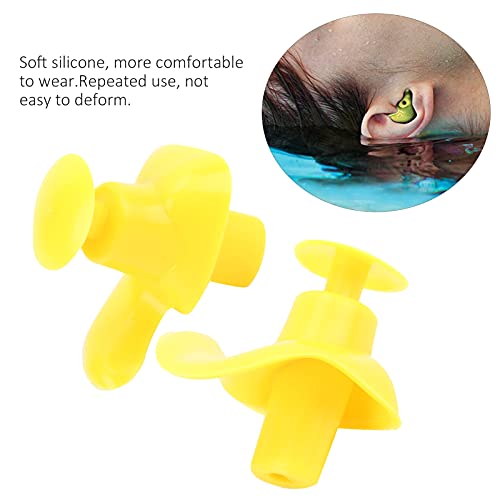 Haowecib Tampões de ouvido para natação, tampão de ouvido se ajusta melhor ao Auricle acessório de n