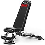 Commercial Adjustable Weight Bench, 1800LBS Heavy Duty Workout Bench for Home Gym Strength Training, Removable Leg Holder for Flat/Incline/Decline Sit Up & Full Body Workout