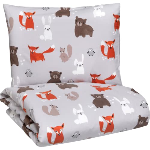 Pentik Metsänväki Kinderbettwäsche Set - Bettbezug 120x160, Kopfkissenbezug 40x60cm Cover