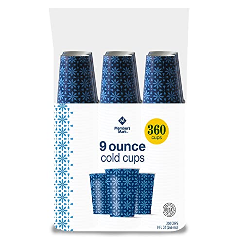 Member's Mark Printed Paper Bath Cold Cup, 9 Ounce (360 Count) #TOP25
