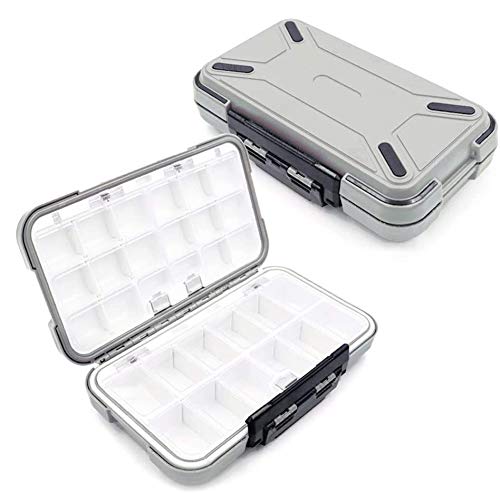 Lesovi Fishing Lure Boxes, Waterproof Portable Tackle Box Organizer With Storing Tackle Set Plastic Storage - Mini Utility Lures Fishing Box, Small Organizer Box Containers For Trout, Jewelry, Bead… #TOP13