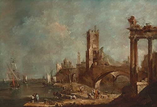 Tableau Francesco Guardi toile 60x90 pour habiller un mur vide