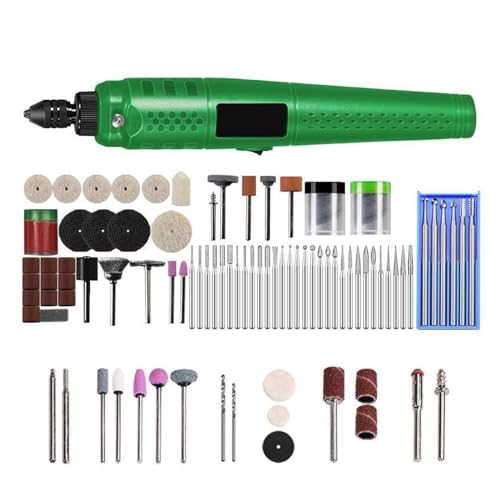 Electric Grinder Small Handheld Rechargeable Jade Engraving Machine Electric Lettering Pen Stationery Grinding and Polishing Machine Electric Drill Tools Simple to Operate