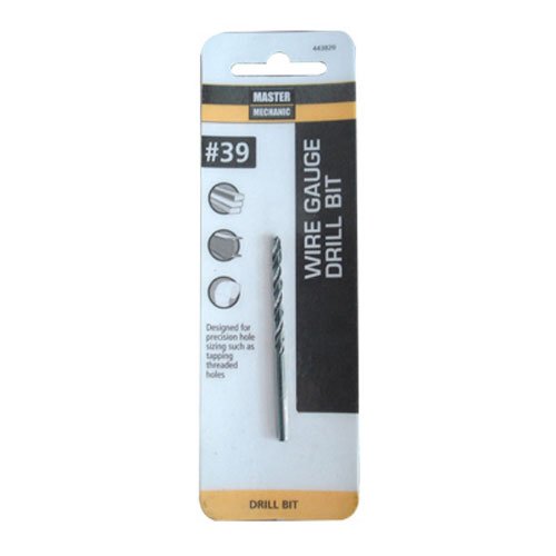 #39 2-3/8-inch Black Oxide Wire Gauge Drill Bit