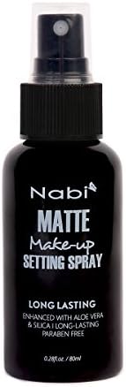 Nabi Cosmetics Matte Makeup Setting Spray Long Lasting Enhanced with Aloe Vera