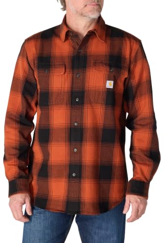 Image of Carhartt Men's Hubbard Loose Ls Plaid Shirt
