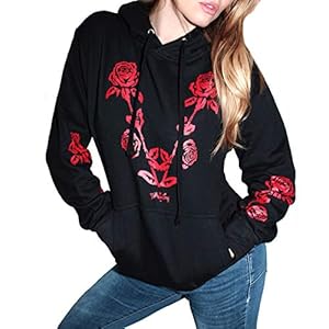 Demi Loon Cute Pink Pullover Gothic Punk Biker Graphic Hoodie