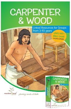 Carpenter and Wood Bible Activity and Resource Book plus card games pack