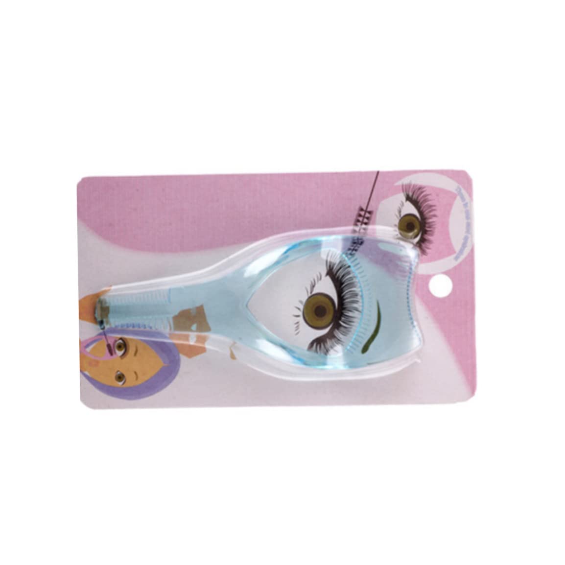 Mascara Applicator Guide Tool 3 in 1 Eyelashes Tools Eye Shadow Shield Eyelash Brush Blue : Beauty & Personal Care