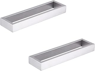 14 Mediterranean Bathroom Design Ideas for Warm Textured Coastal Style 138 GERZWY Modern Towel Holder Square Style Brushed Stainless Steel Towel Ha...