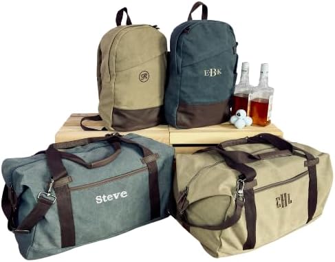 WEAR PHYSIQUE Personalized Weekender Backpack, Embroidered Best M...