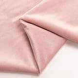 TELA: El terciopelo tiene una verdadera profundidad de textura y suavidad, dejando un toque deslumbrante e irresistible en muebles y tapizados suaves. Desde el diseño hasta la calidad del material y el color, con su apariencia de alta gama, esta tela será una elección increíble para las personas y sus necesidades de artesanía.