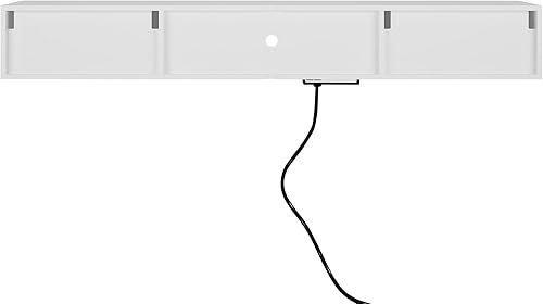 Miniatura 8 de Soporte flotante para TV montado en la pared con 20 LED de color, soporte de TV moderno de 63 pulgadas, gabinete de TV flotante centro de