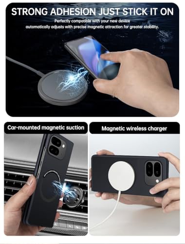 Funda Google Pixel 9 Pro Fold con imán carcasa delgada azul lejano 2