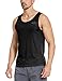 Baleaf Men's Athletic Tank Top Quick-Dry Running Shirt Black Size M