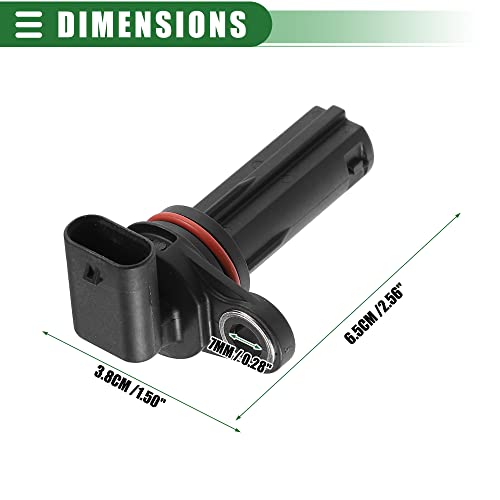 Motoforti Engine Crankshaft Position Sensor, Crank Position Sensor, for Chrysler 200 2011-2017, ABS, 5149167AF, Black - Thumbnail 4
