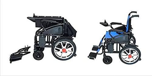 Miniatura 8 de Culver All Terrain - Silla de ruedas eléctrica plegable con motor doble, para todo terreno, silla de ruedas eléctrica, para adultos, soportes (azul)