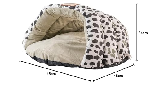Image of Armarkat Paw Print Cat Bed Size, 20-Inch by 11-Inch