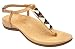 Vionic with Orthaheel Technology Women's Nala Thong Sandal (10 B(M) US, Gold Cork)