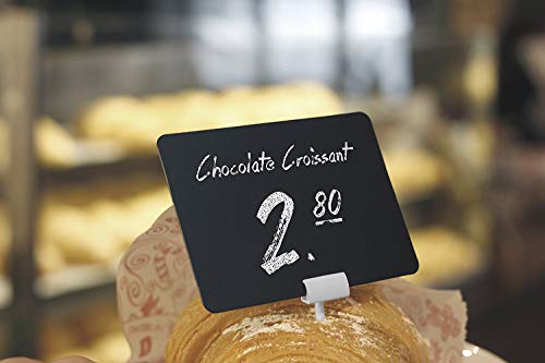 Set Of 10 Small Chalkboard Signs 3X4 Inches With Skewers - Food Signs For Party Buffet, Mini Chalkboard Sign, Food Display Card, Kitchen Tabletop Chalkboards, Standing Menu Boards For Wedding #TOP6